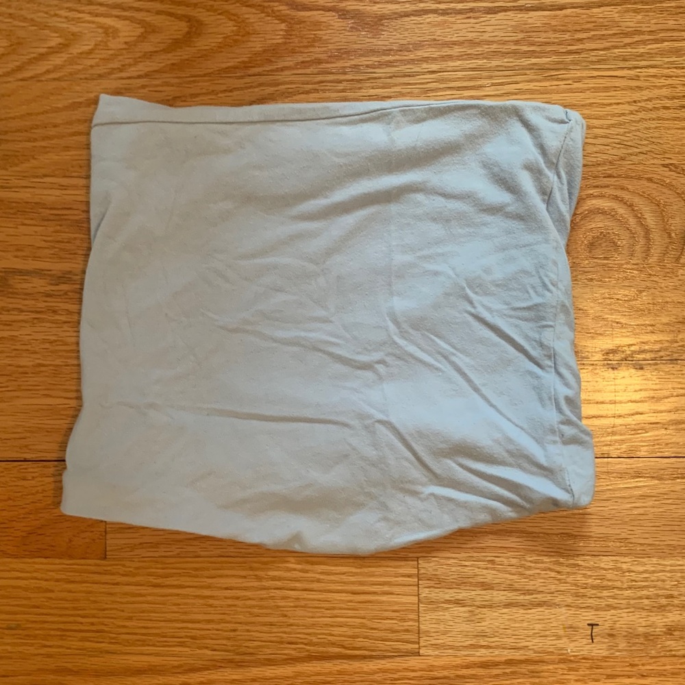 BRANDY MELVILLE Plain Baby Blue Tube Top